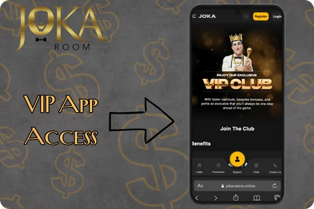 vip app access JokaRoom Casino