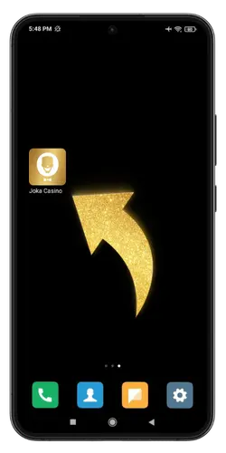 Joka Casino installation completed successfully on Android device